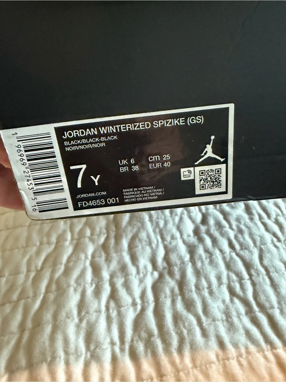 Jordan Winterized Spizike Black Sneakers